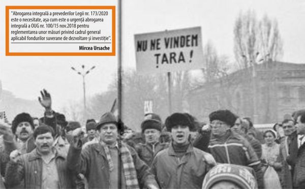 "Nu ne vindem ţara" a devenit lege după 30 de ani "Nu ne vindem ţara" a devenit lege după 30 de ani